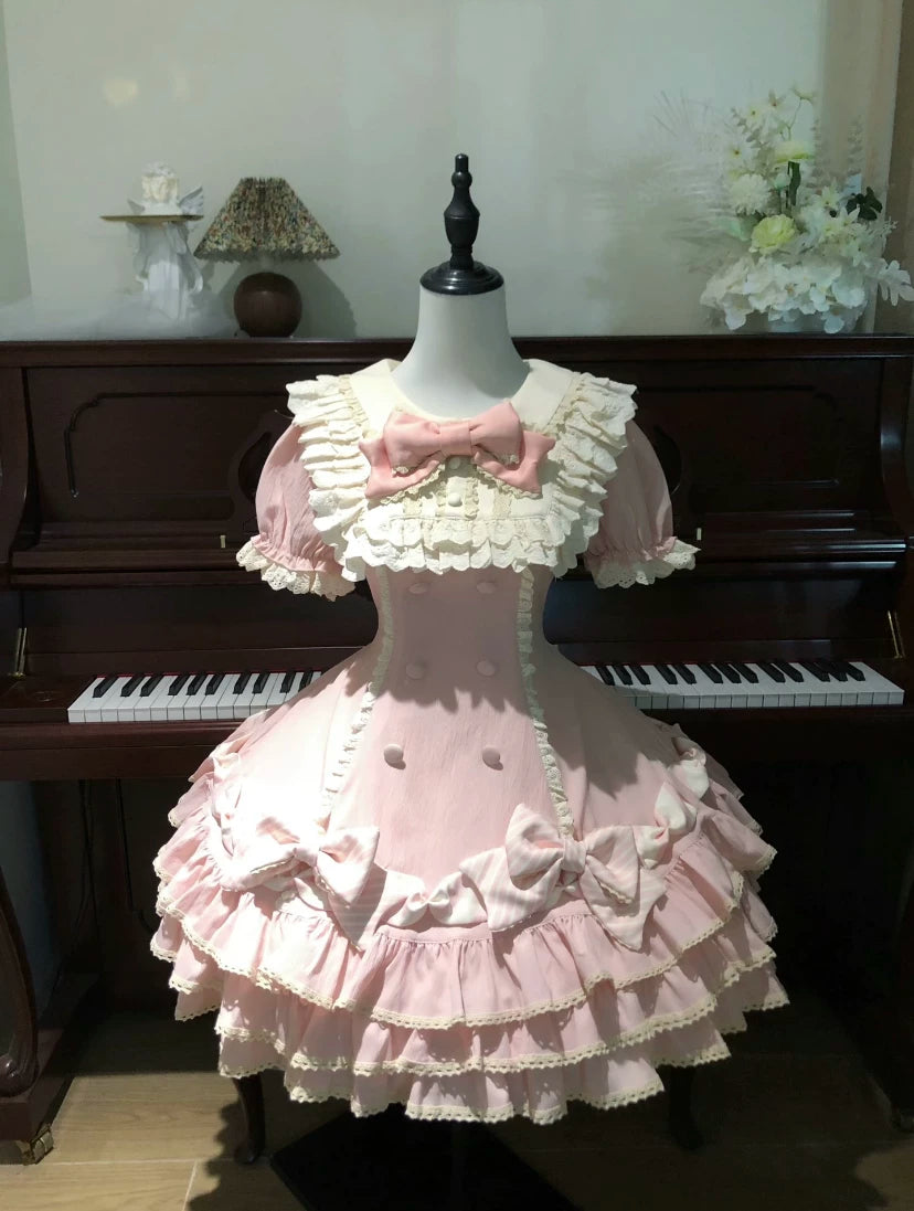 Sweetheart Dream Machine - Heartfelt Doll - Pink OP Dress with Tiered Cake Skirt
