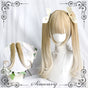 Milkshake beige - long soft curls (ponytail pair only)