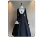 Two-piece set: top + suspender skirt / S