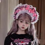 Bonnet bnt black-pink (one size / M