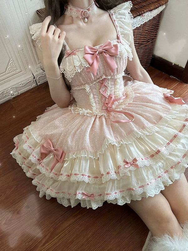 Little Froufrou Butterfly Lolita JSK Dress - main view