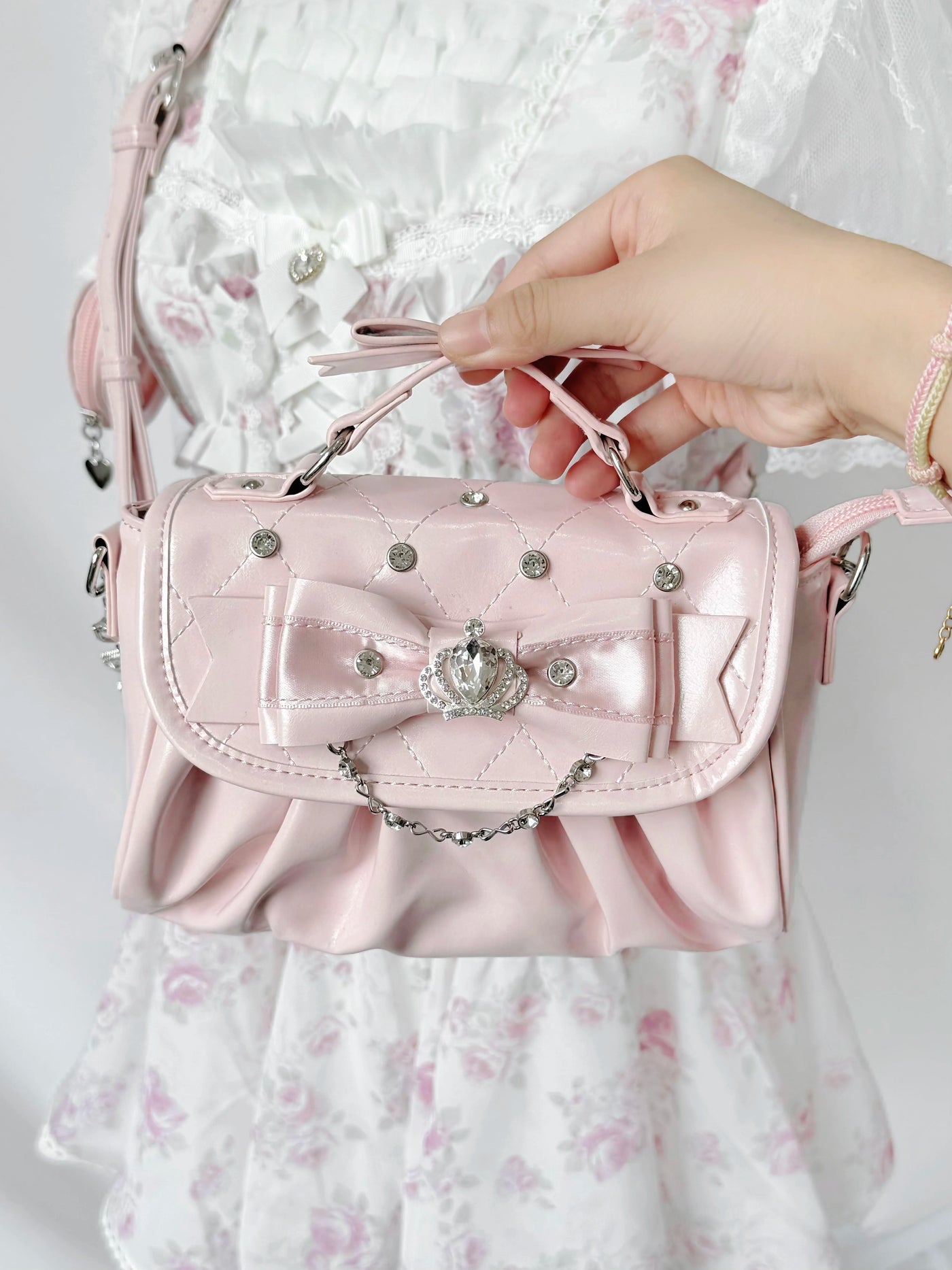 Transfer Student - Coronation Gift Box - Rhinestone Shoulder Bag