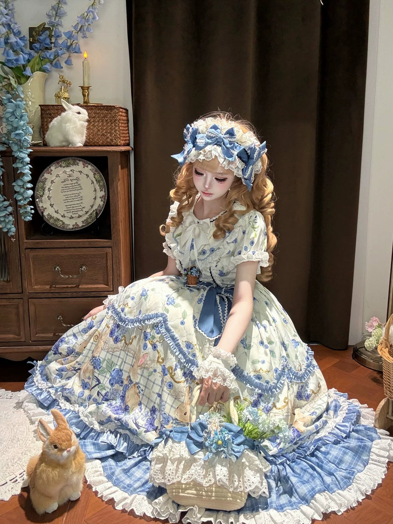 Doll Poetry - Blueberry Letter - Pastoral Sweet Lolita tea-length