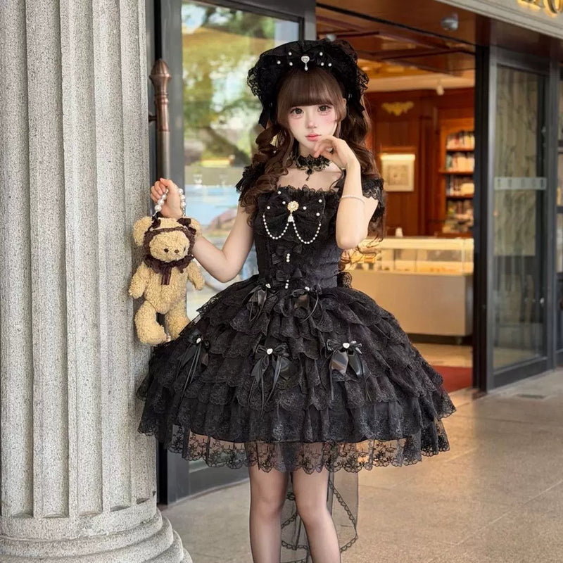 Confession Sweetheart - Light Feather Slumber - Tiered ruffle Sweet
