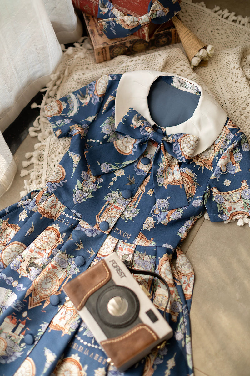 Forest Wardrobe - Eternal Echo - Printed OP Dress and Jacket Set - 4