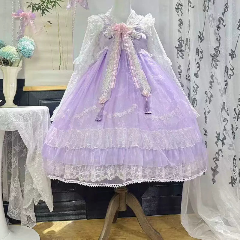 Hanguliang Peach Spring Chinese JSK