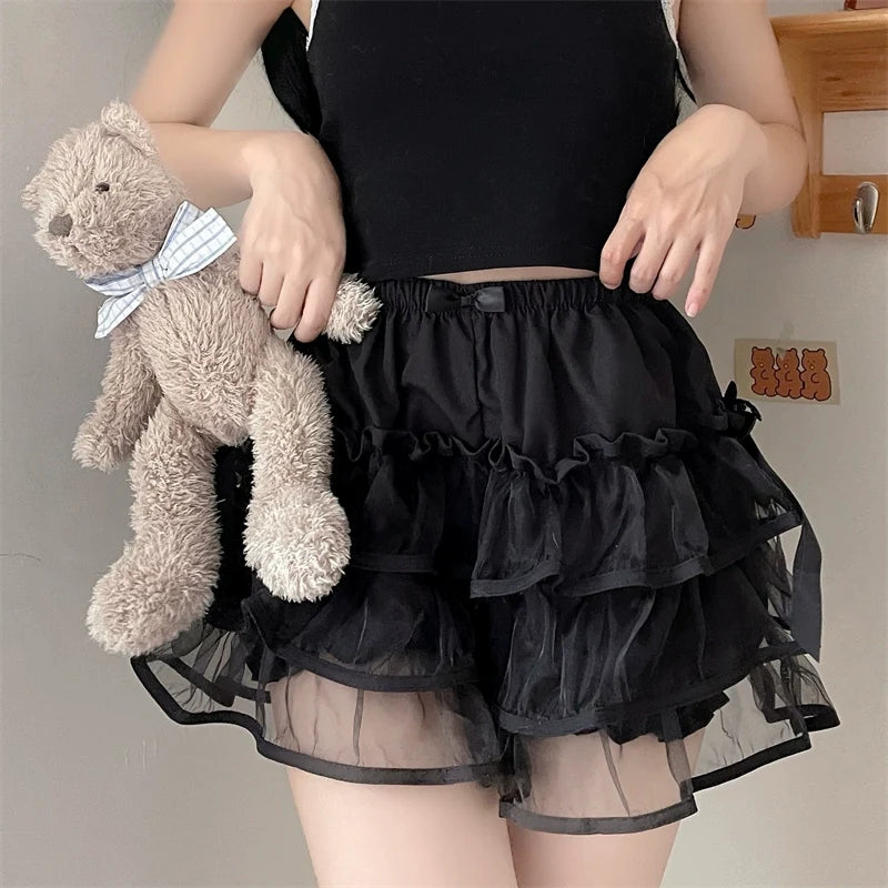 Sugar Girl - Summer Lolita Bloomers - Double Layer Anti-Exposure Shorts SK Skirt