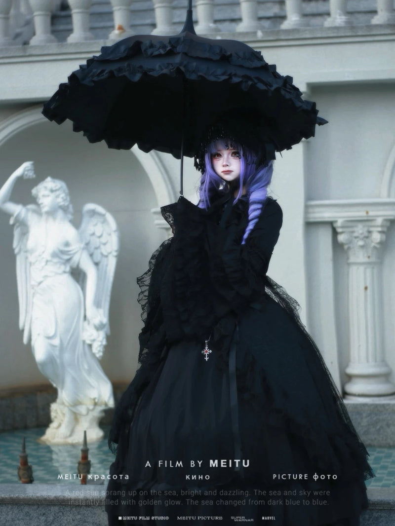 Independent Brand - Gothic Tiered Pagoda Lolita Parasol - product image 3