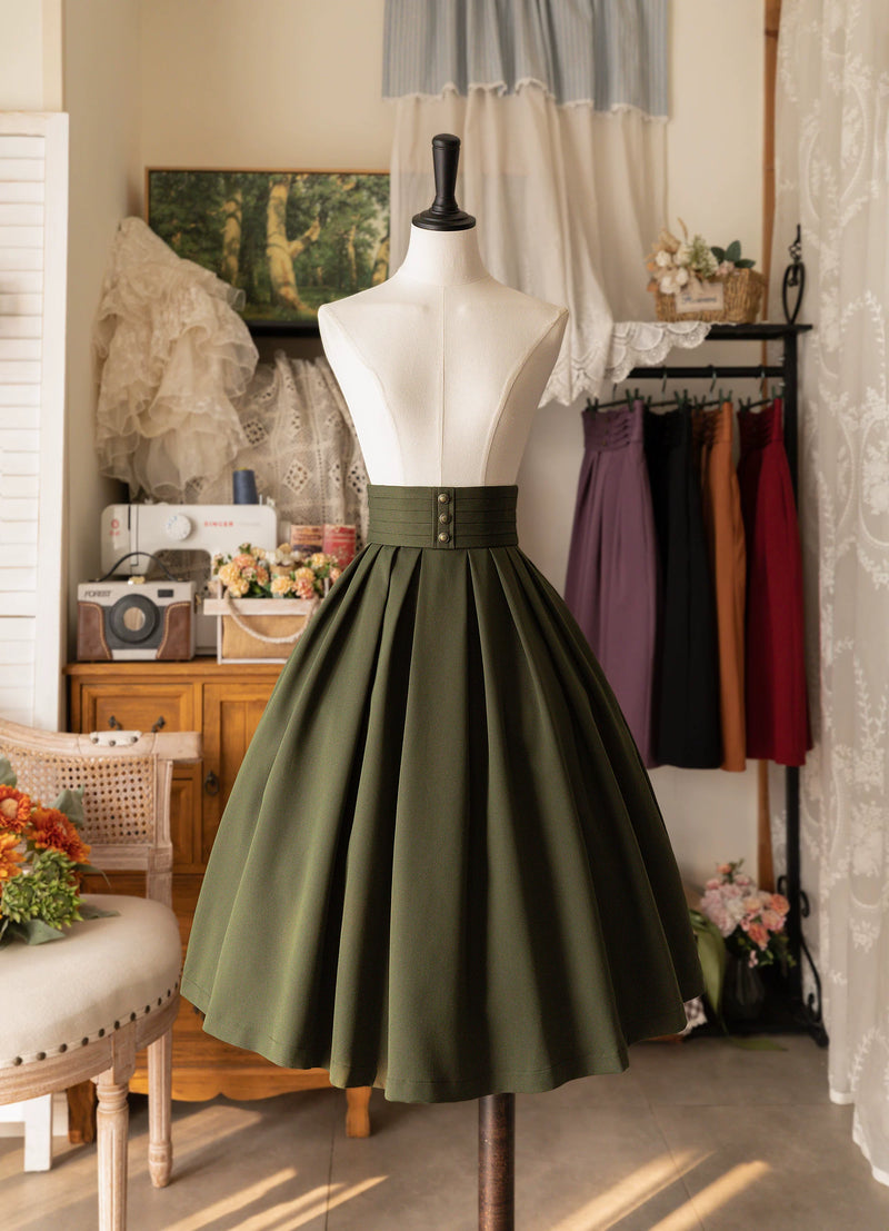 Forest Wardrobe - Forest Basket 4.0 - Box-Pleat Skirt - 8