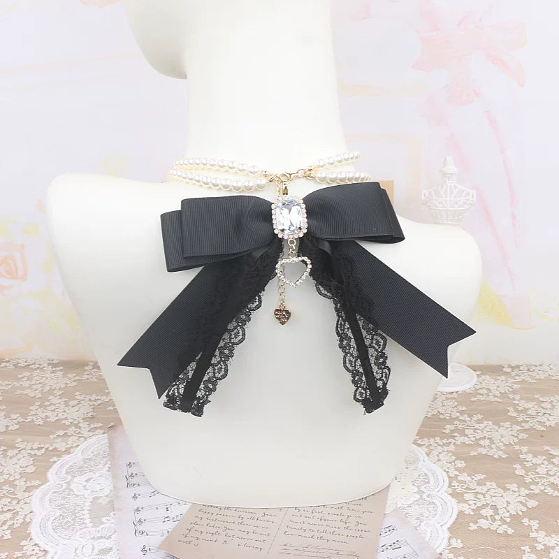 Independent Brand - Pearl Bead Collection - Necklace, Bracelet or Large Bow Accessory with Pearl Variants product image
