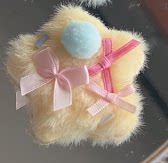 Golden Pikaka - Pastel Star Hair Accessories - Fluffy Star Hair Clip
