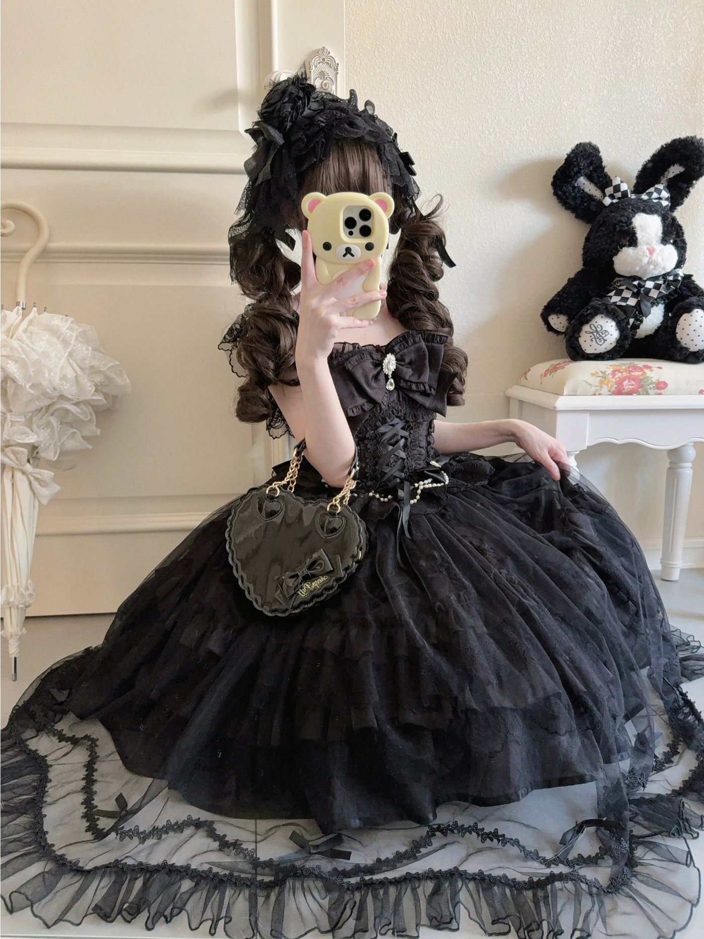 White Sugar Girl - Eternal Vow - Sweet lolita JSK with fitted corset