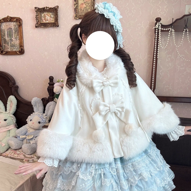 MY Cat & Starlight Little Snowball Plush Lolita Cape — additional product view