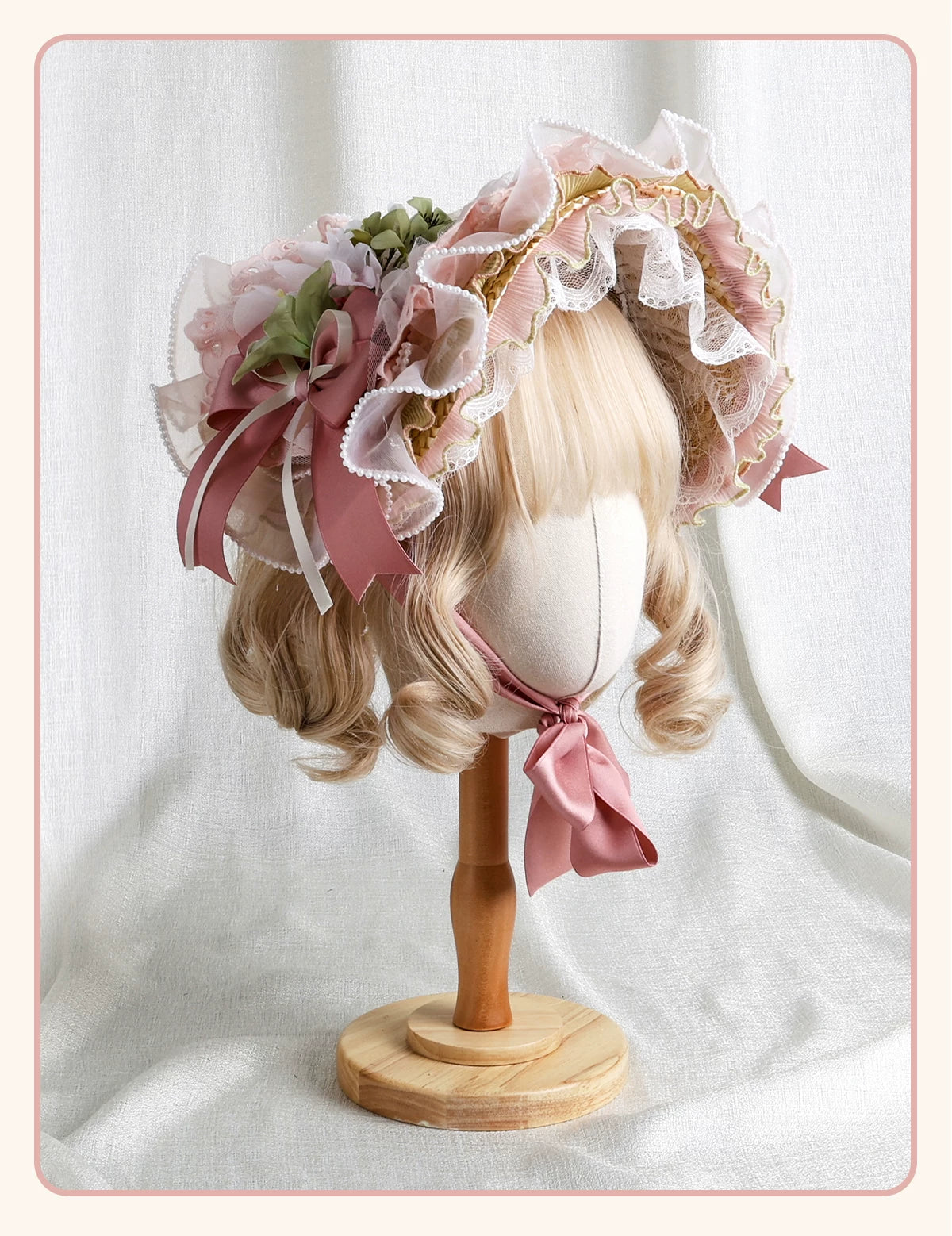 Stardust Rose - Garden Bouquet - Floral Hat and Headband Selection
