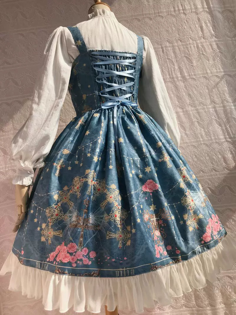 Yilia - Peacock Cross - Open Front Jacquard JSK