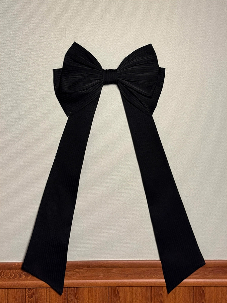 Alice Girl - Arrogant Miss - Sweet Lolita Trailing Large Bow with Long Ribbons