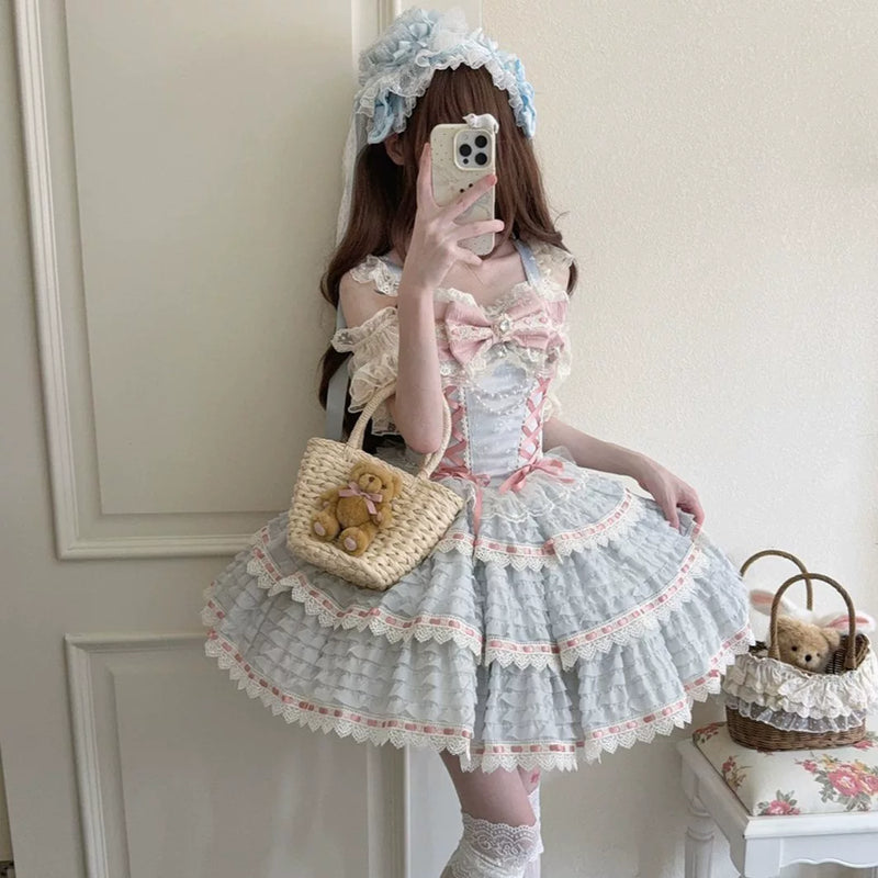 Hanguliang Flower Letter JSK Dress