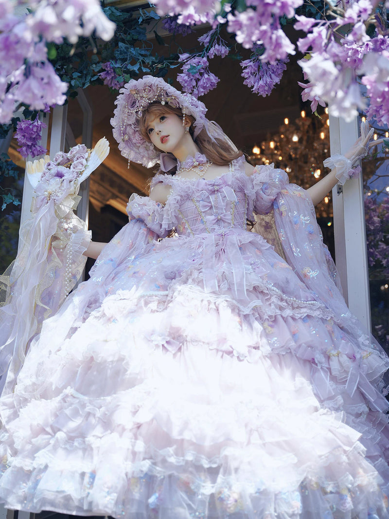 Lolita - Princess on the Run - Lilac formal lolita JSK