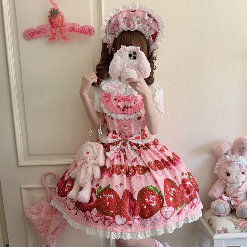 Hanguliang Sweet Berry Story JSK Dress