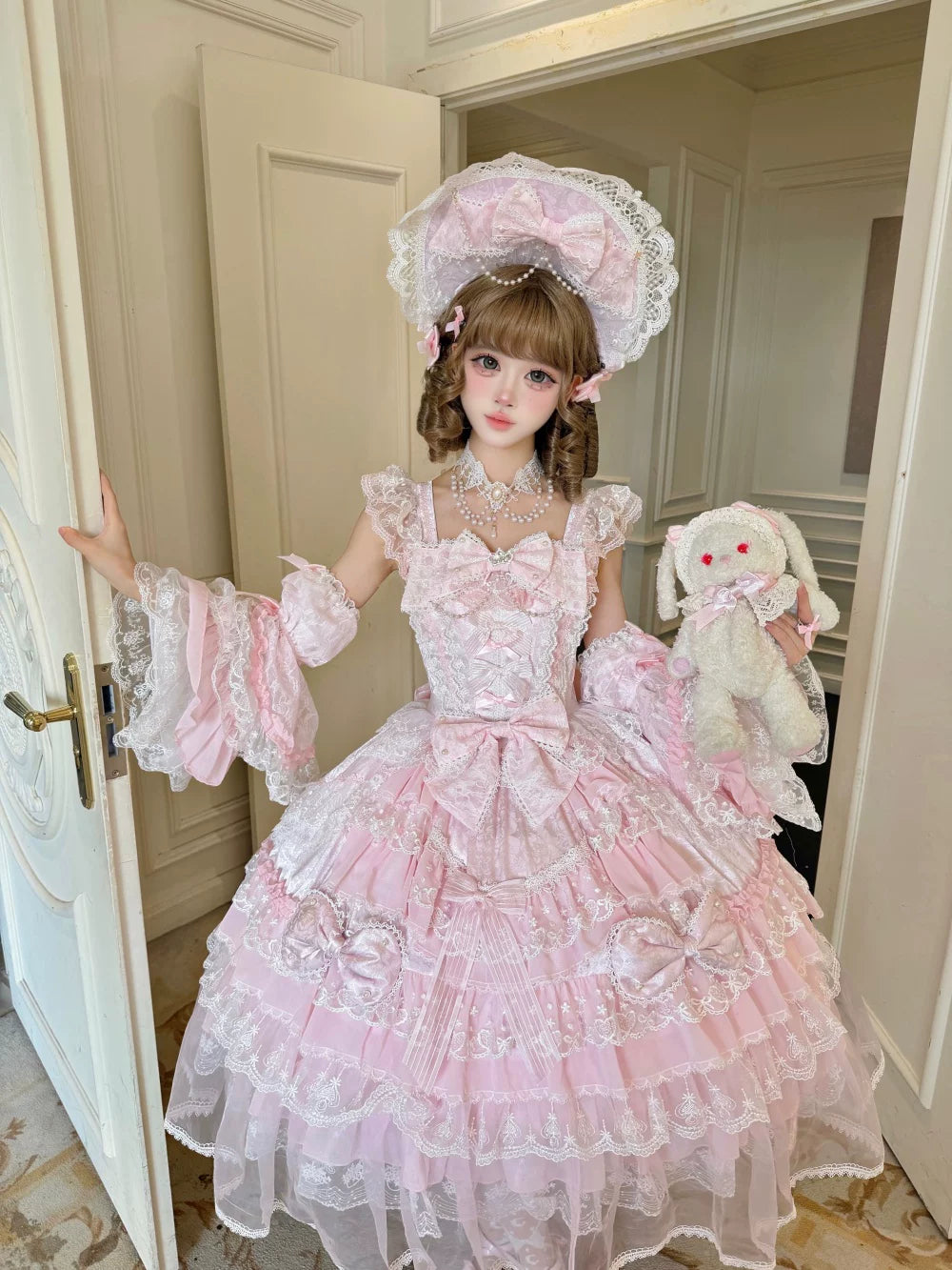 Pear Island Tea - Overture of Spring - Sweet lolita jumper skirt