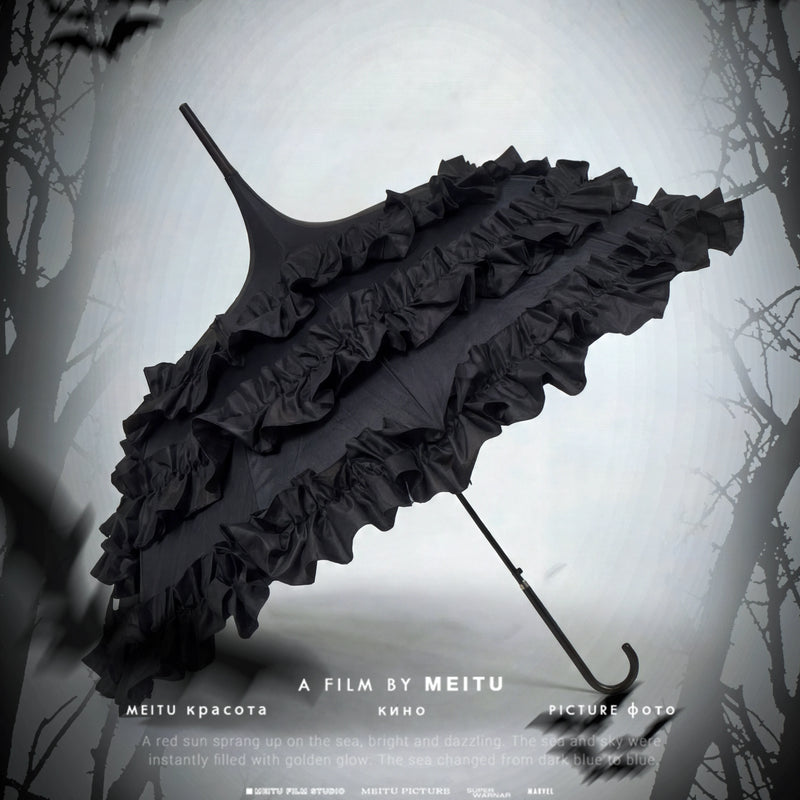 Independent Brand - Gothic Tiered Pagoda Lolita Parasol - product image 9
