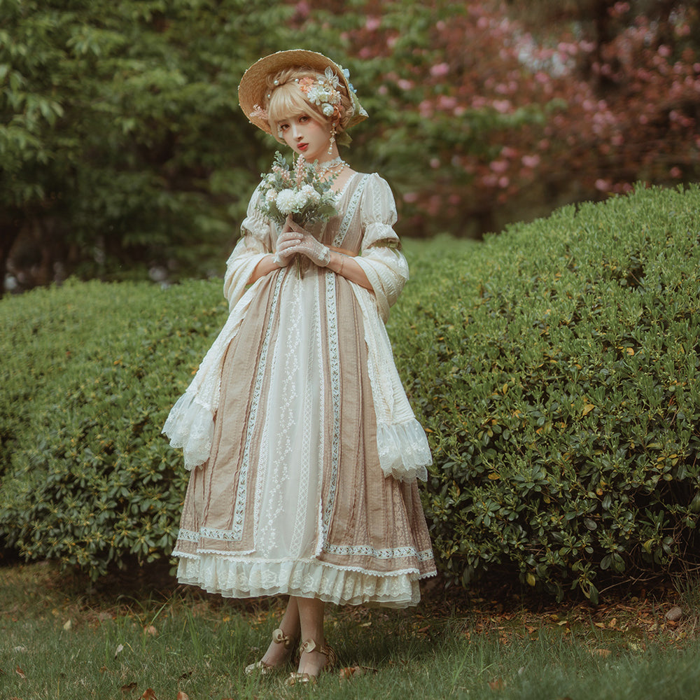 Miss Point - The Sally Gardens - Multicolors Ribbon Lolita Sash
