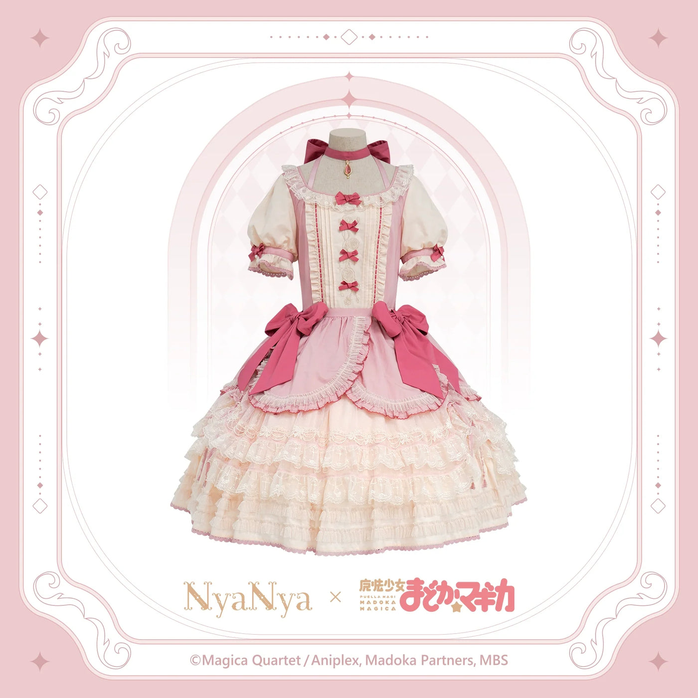 IP Collab Dreamy Memories Themed Lolita OP Dress (2XL L M S XL XS) 34054:780015