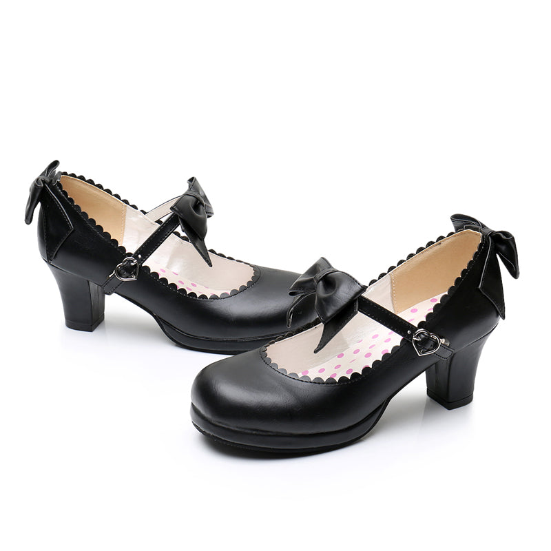 Sosic - Sweet Lolita Tea Party Thick Heels - Shoes Shoes