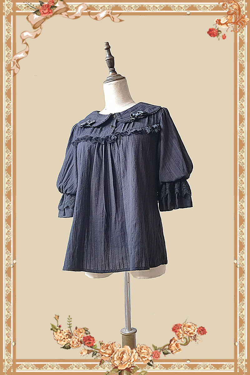 Infanta - Doll Lolita Cotton Short Sleeve - Blouse Innerwear