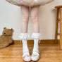white socks white bow / One Size