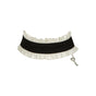 Black Ruffled Choker (One Size, pick M) In stock / S