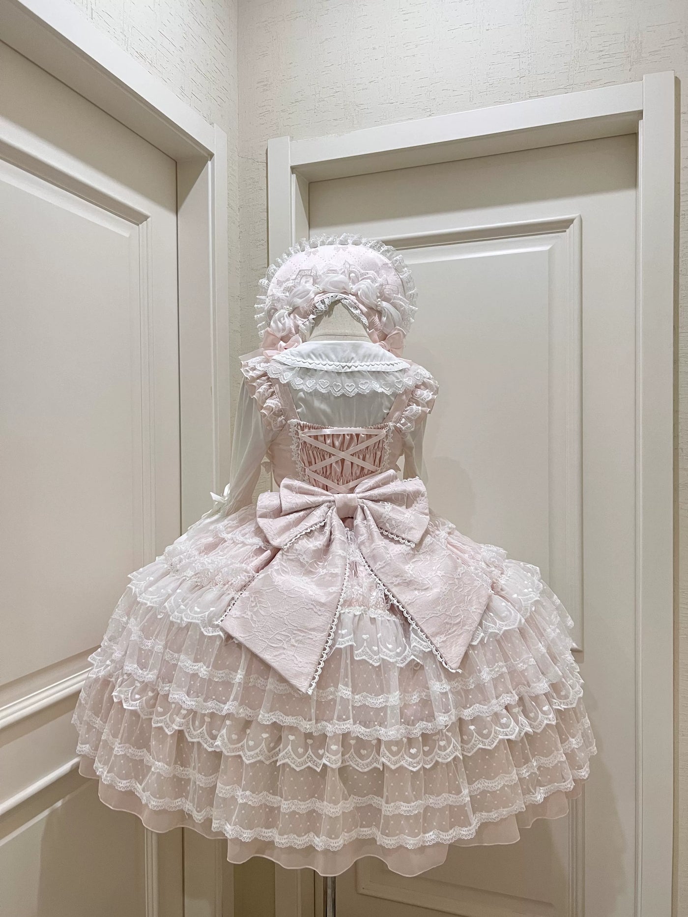 Sugar Girl - Dream Prelude - Dreamy Princess Lolita JSK Dress Suit, Tiered Lace