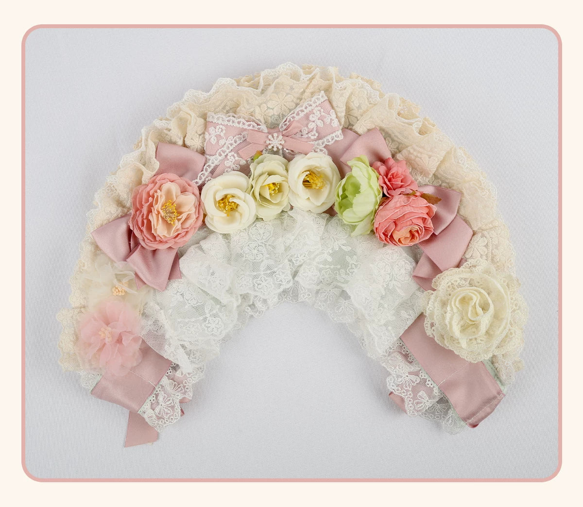 Stardust Rose - Garden Bouquet - Floral Hat and Headband Selection