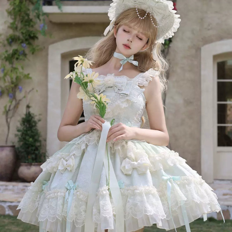 Hanguliang Flower Heart Love Ballet JSK Dress