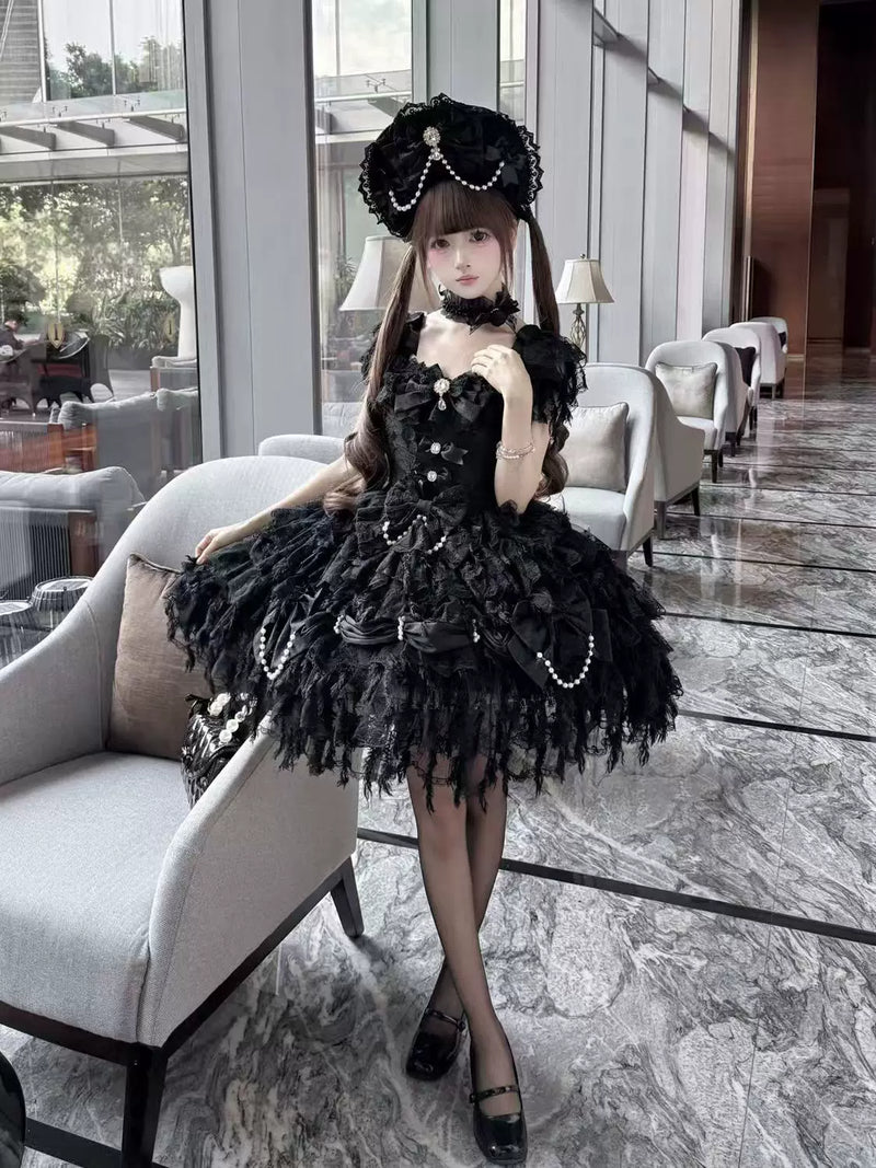 Moonlit Bridal Lolita JSK Dress - view 9