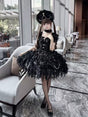 Black JSK skirt + petticoat / S
