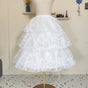White - Basic Version / 70 cm - Adjustable Petticoat Length 50-70 cm