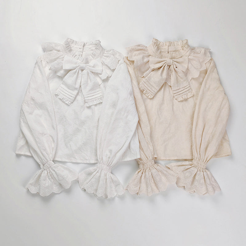 Sakurada Fawn - Plus Size Lolita Cotton Blouse - Innerwear