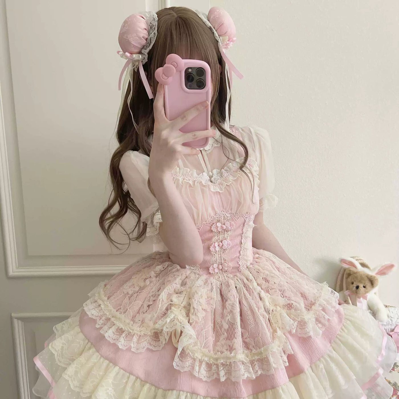 Sugar Girl - Hua Ji Fu Lei - Chinese Style Lolita JSK Dress Ballet Style Innerwear Set