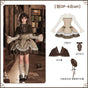 Short OP 4-piece set (short OP + cape + bib + Nutcracker mini hat) Pre-order in stock / S