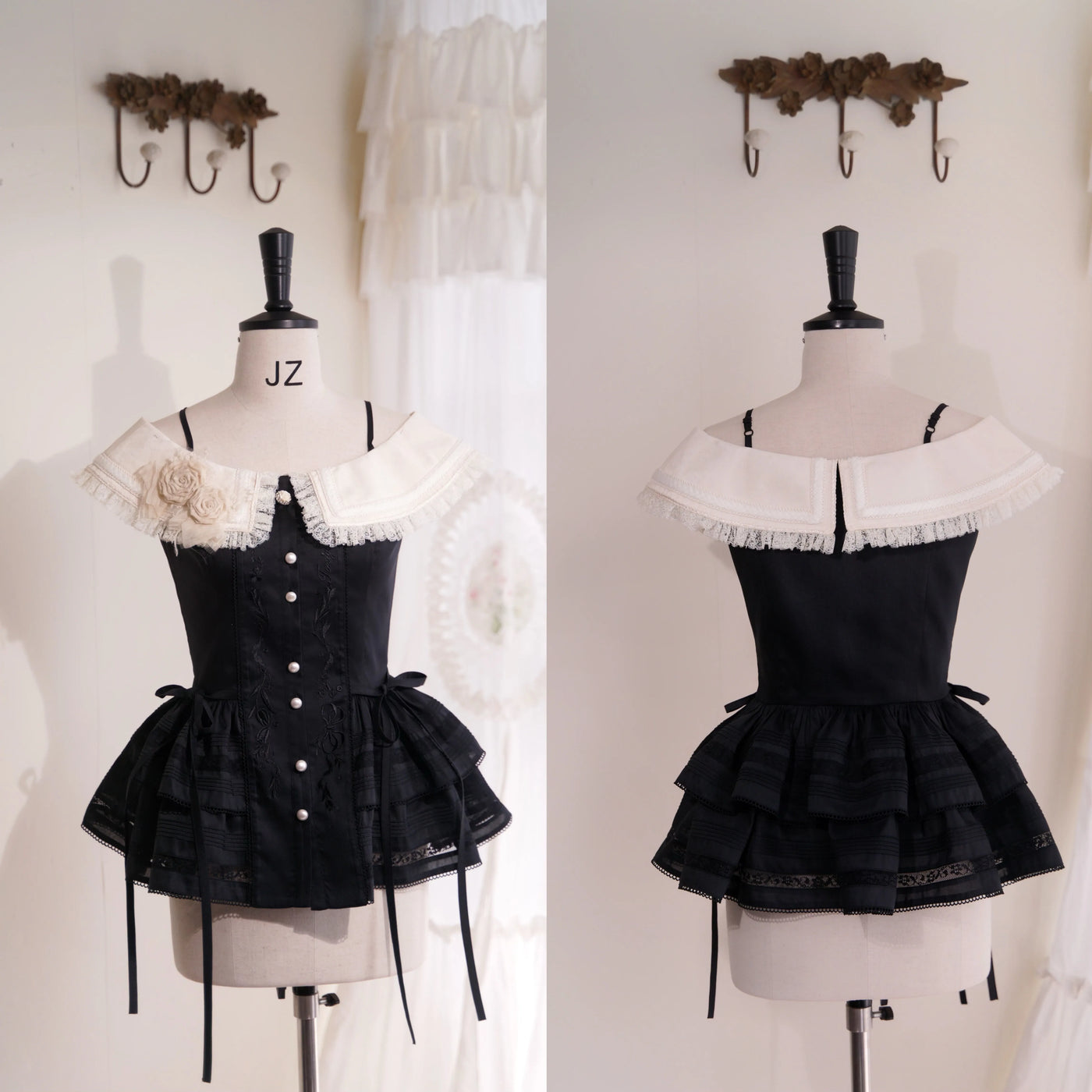 tonight - The Second Letter to You - Top or Skirt with Tuck Pleats or Tulle Overlay