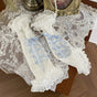 White hand sleeves, blue tie / One Size