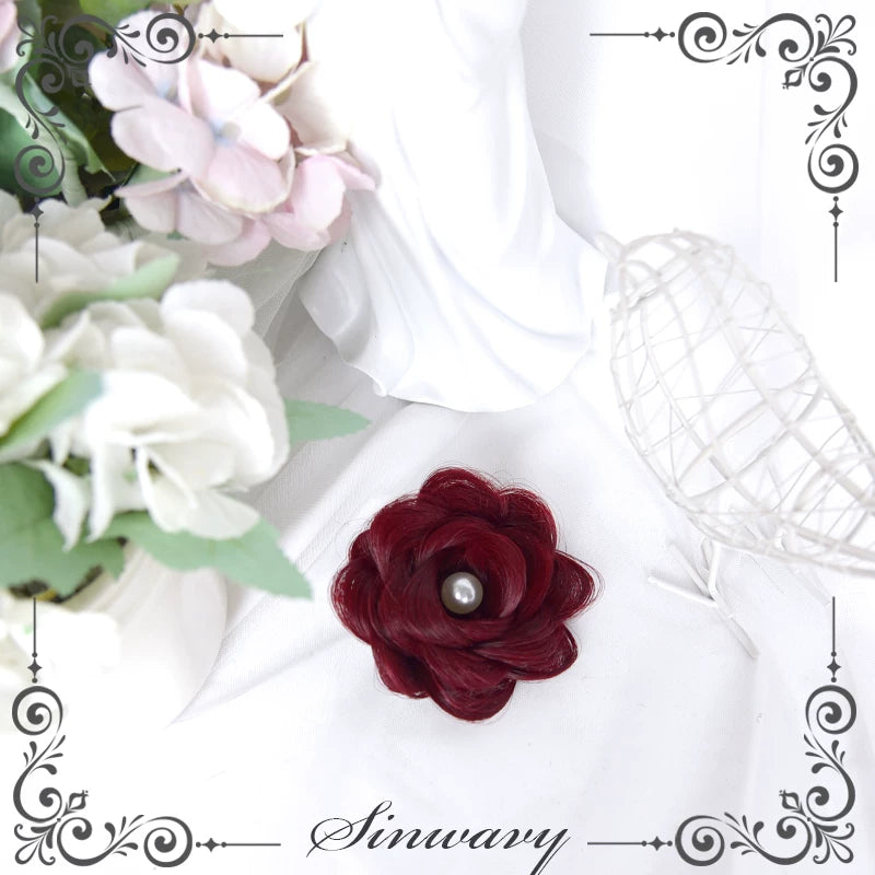 Sinwavy clip-on flower bun hairpiece - view 7