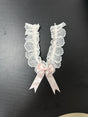 Pink and white neck accessory / One size (universal)