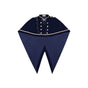 Tailcoat Hem Stand Collar Cape + Shoulder Chain + Brooch Early stock / S