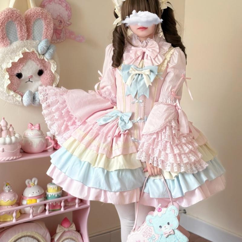 Niu Niu - Plus Size Sweet Lolita Blouse with - Hime Sleeves Innerwear