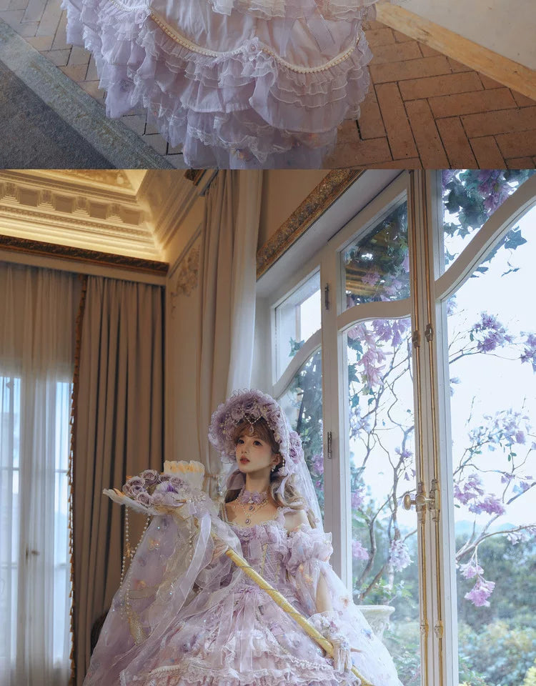 Lolita - Princess on the Run - Lilac formal lolita JSK
