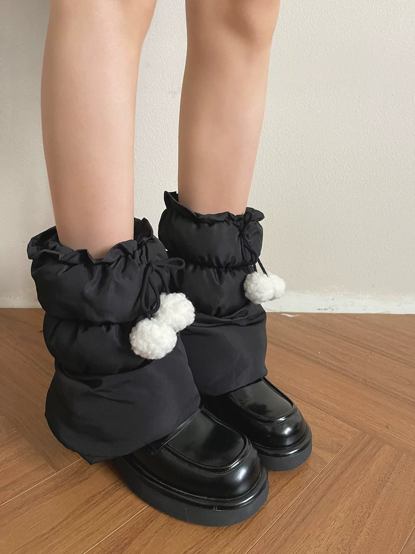 Sock Noble - Winter Pom Pom - Sock Covers with Plush Pom-Pom Ties