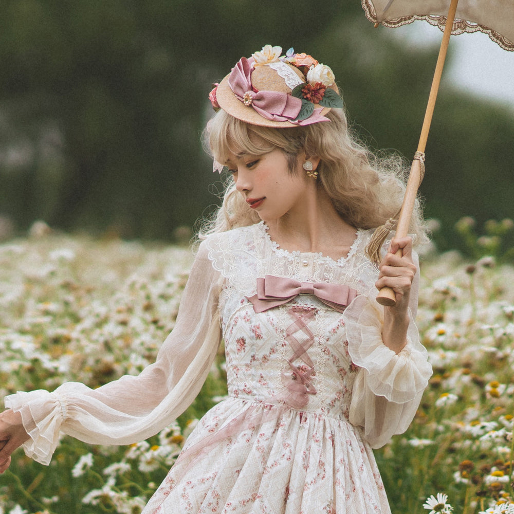 Miss Point - Woody Rose - Elegant Floral Lolita JSK Dress