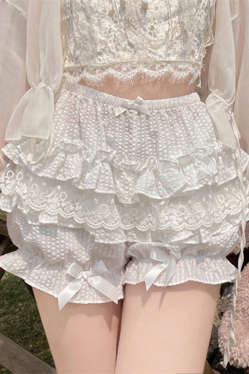 Sugar Girl - Daily Lolita Bloomers - Lace Leggings for Summer Wear Other Surprise